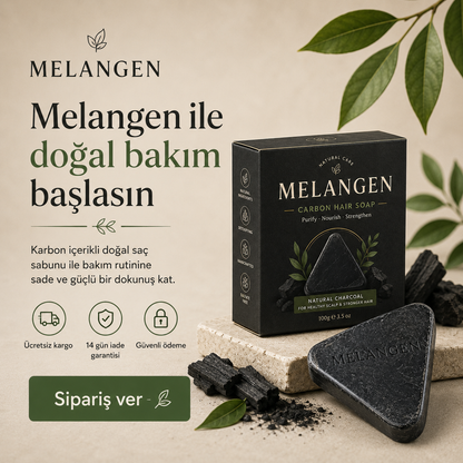 Saç beyazlama karşıtı doğal sabun