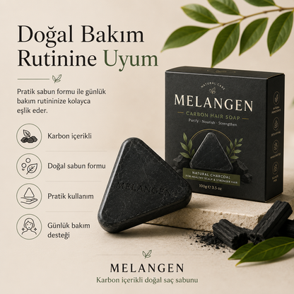 Saç beyazlama karşıtı doğal sabun